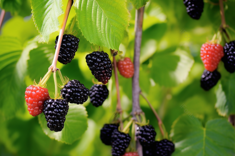 树上新鲜桑葚采摘紫色的桑葚摄影真实,高清,摄影图,摄影图片,图片大全,摄影图免费下载